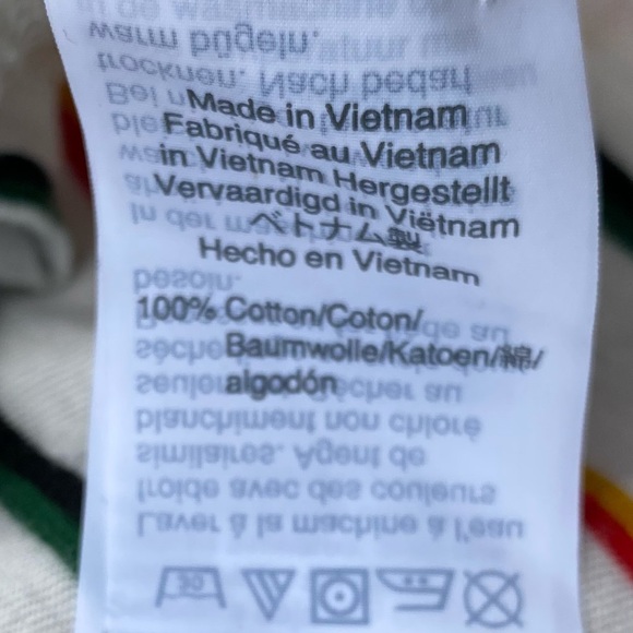 ❌SOLD❌ ⚡️Madewell | Cream Striped V-neck Tee | EUC | XXS ❤️ 1 Tiny Flaw - Picture 8 of 17